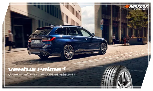 „Hankook Ventus Prime 4“ – vasarinės padangos, užtikrinančios malonų vairavimą
