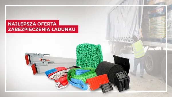 pasy transportowe, siatki, klamry, rozpórki