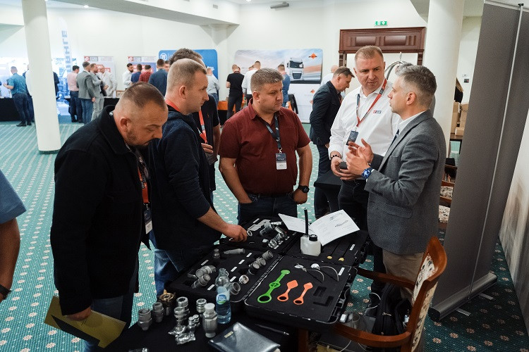 Stoisko dostawcy na konferencji agro Inter Cars