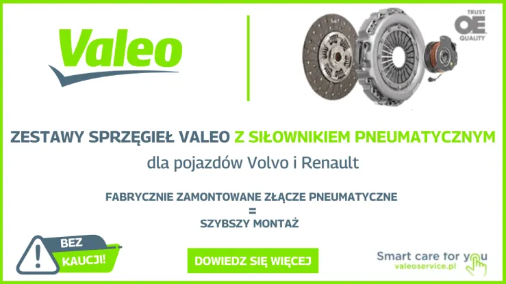 Zestawy sprzęgieł Valeo