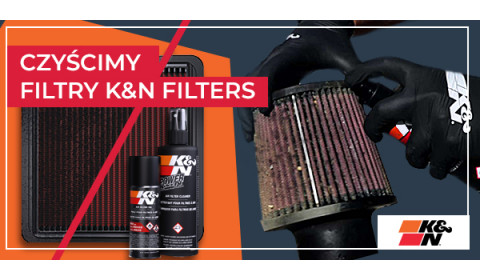 Pielęgnacja sportowych  filtrów powietrza K&N FILTERS