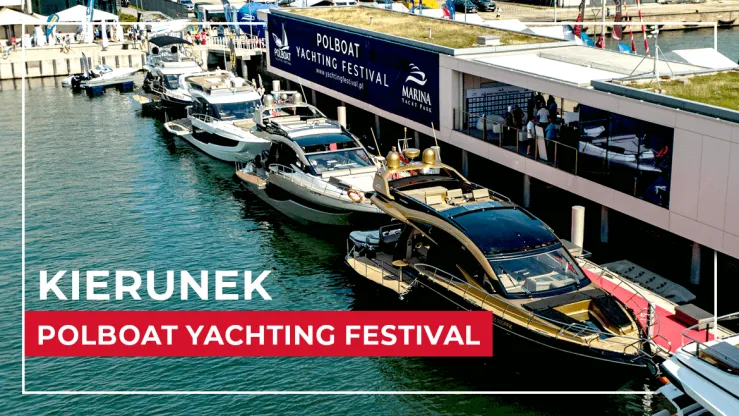 Jachty zacumowane na Polboat Yachting Festival