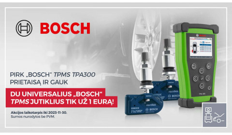 BOSCH TPA 300 TPMS JUTIKLIŲ PRIETAISAS