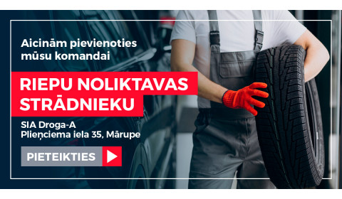 Aicinām darbā RIEPU NOLIKTAVAS STRĀDNIEKU!