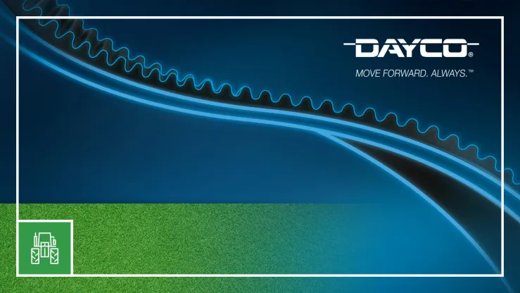 DAYCO diržų asortimentas DAYCO siūlo platų diržų asortimentą žemės ūkio technikai.