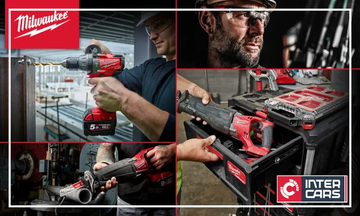 MILWAUKEE® įrankiai Sprendimai MILWAUKEE® palengvina darbą automobilių servise.