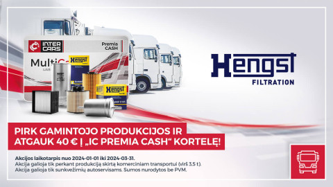 HENGST akcija komerciniam transportui