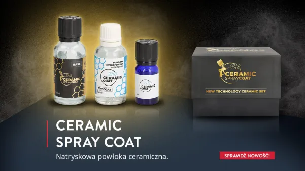 Ceramic Spray Coat w ofercie Inter Cars - oto przełom w detailingu, jakiego jeszcze nie było