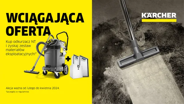 Kup odkurzacz NT i zyskaj zestaw materiałów!