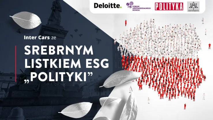 Inter Cars ze Srebrnym Listkiem ESG „Polityki” Inter Cars ze Srebrnym Listkiem ESG „Polityki”