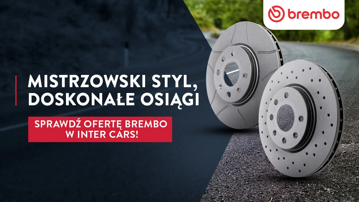 Mistrzowski styl, doskonałe osiągi: sprawdź ofertę Brembo w Inter Cars!