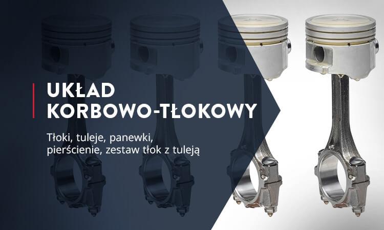 Tłoki, tuleje, panewki, pierścienie, zestaw tłok z tuleją