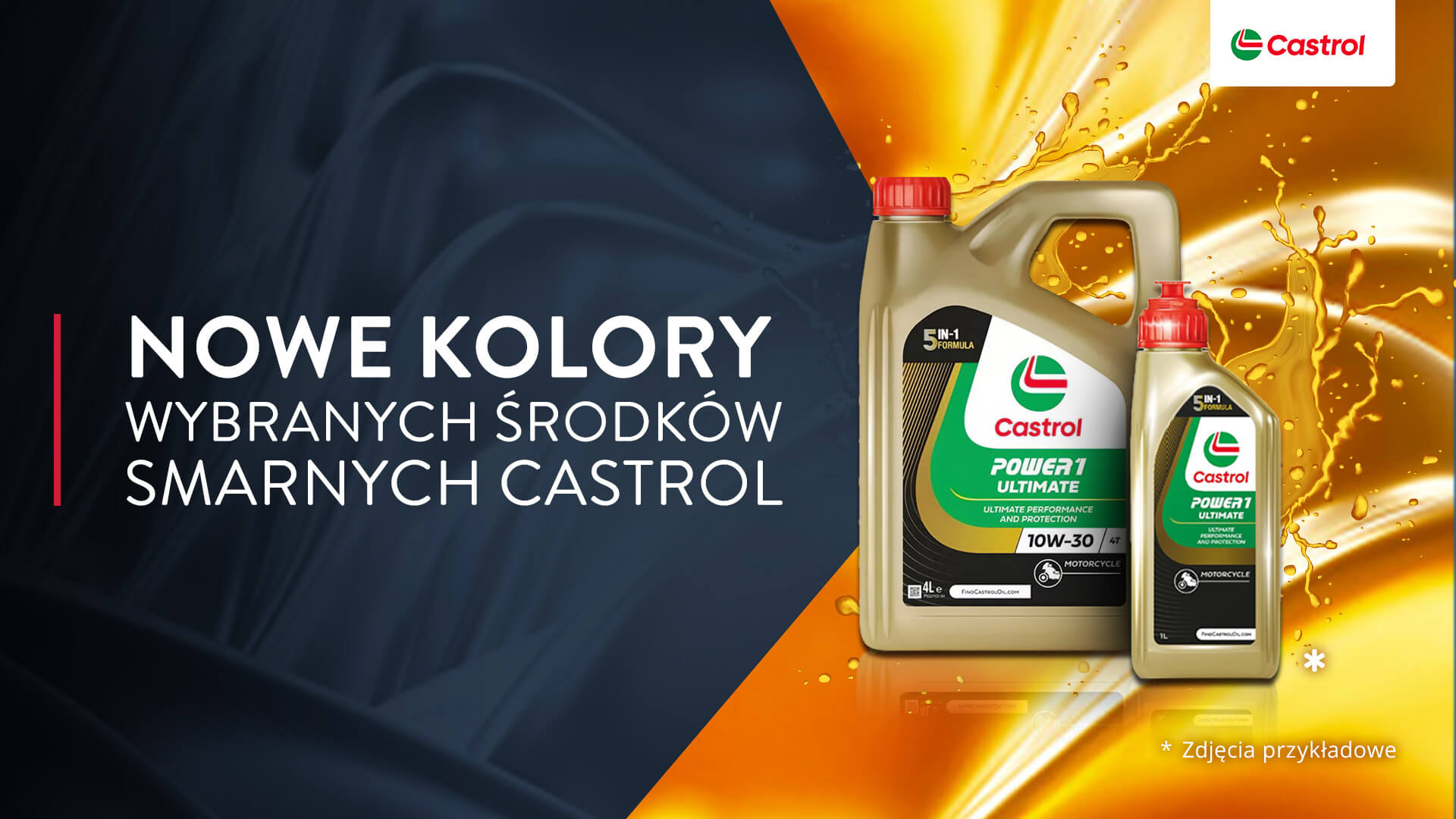 Nowe kolory wybranych środków smarnych Castrol.