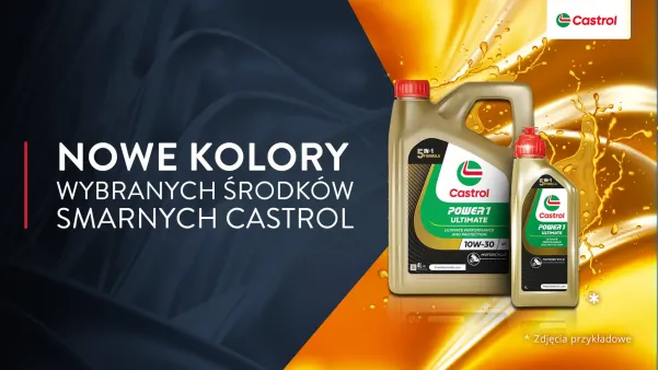 W ciągu najbliższych kilku miesięcy zmianie koloru ulegną oleje silnikowe Castrol 2T i 4T do motocykli oraz selektywne płyny przekładniowe do motocykli, oleje do silników zaburtowych.