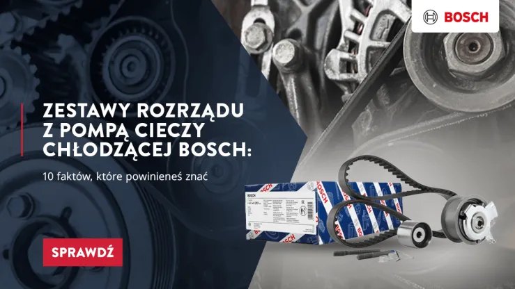 Zestaw rozrządu z pompą cieczy chłodzącej bosch