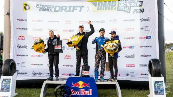 Bartosz Ostałowski na podium w klasyfikacji generalnej DMP w sezonie 2024