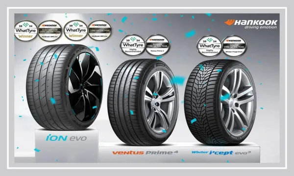 „Hankook iON evo“ nominuota „WhatTyre 2024 metų padanga“.