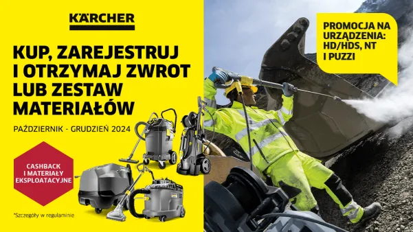 Skorzystaj z promocji na urządzenia Karcher!