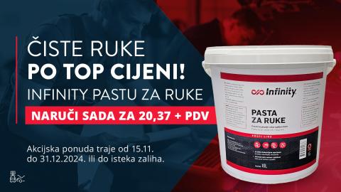 Akcijska ponuda Infinity paste za ruke (15.11. – 31.12.2024 ili do isteka zalihe)