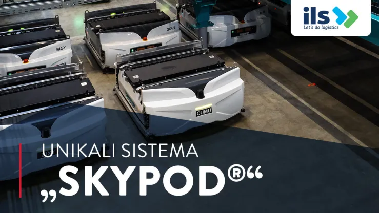 „Inter Cars“ Zakročymo sandėlyje pradėjo veikti „Skypod®“ sistema.
