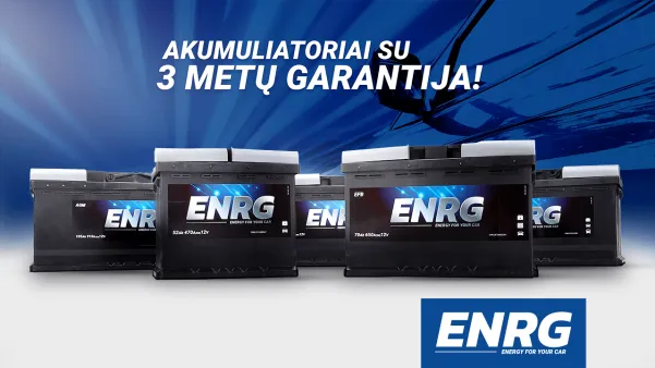 ENRG yra baterijų prekės ženklas, kuris neseniai užkariavo rinką su stipria ir konkurencinga pasiūla.