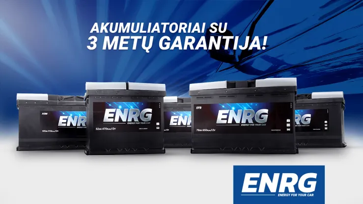 ENRG yra baterijų prekės ženklas, kuris neseniai užkariavo rinką su stipria ir konkurencinga pasiūla.