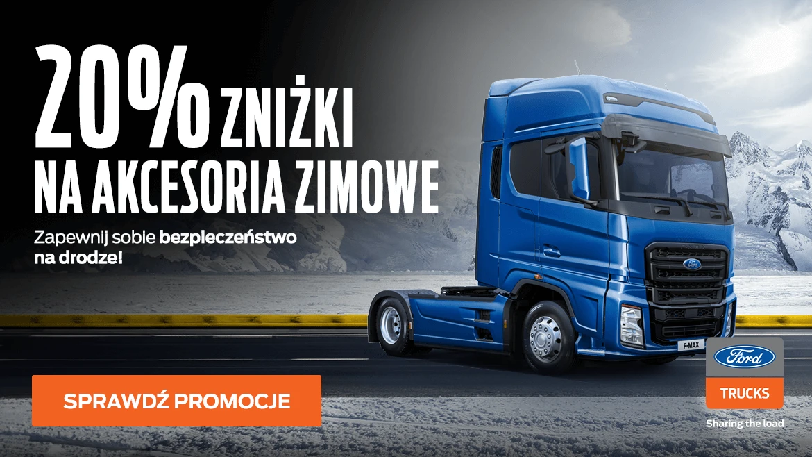 Ford Trucks 20% rabatu na akcesoria zimowe