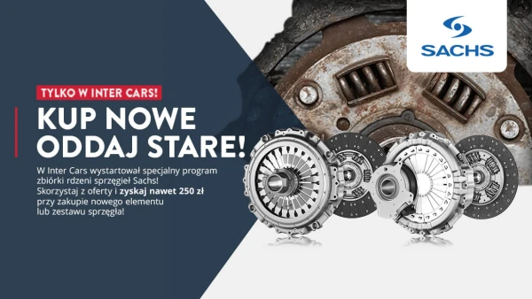 Skorzystaj ze specjalnej oferty na sprzęgła SACHS!
