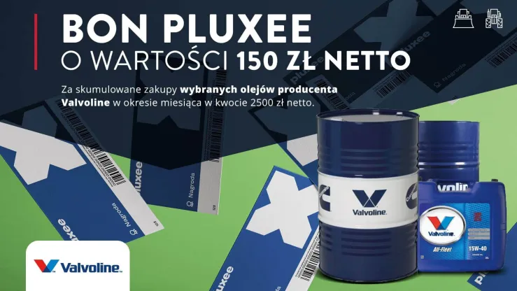 Bony Pluxee czekają na Ciebie! Wygrywaj w promocji Valvoline!