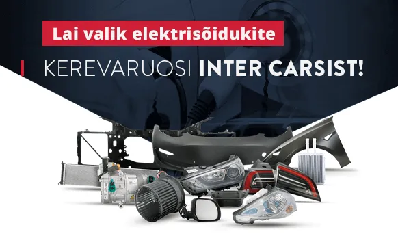 Elektrisõidukite kerevaruosad: esituled, filtrid, kaitseraud ja muud komponendid Inter Carsi valikus.