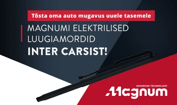 Magnumi elektrilised luugiamordid – reklaam Inter Carsi toote mugavuse ja tehnoloogia esiletõstmiseks.