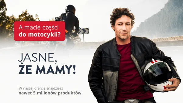 Jasne że mamy części do motocykli