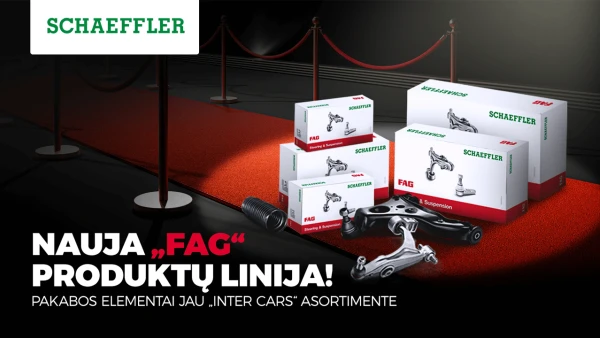 „Inter Cars“ asortimente – naujos „Schaeffler“ FAG produktų linijos