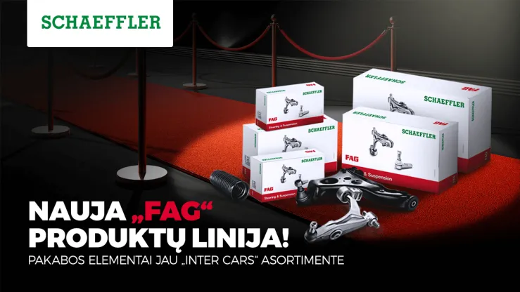 „Inter Cars“ asortimente – naujos „Schaeffler“ FAG produktų linijos
