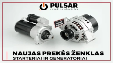 „Inter Cars“ pristato „Pulsar“ prekės ženklą