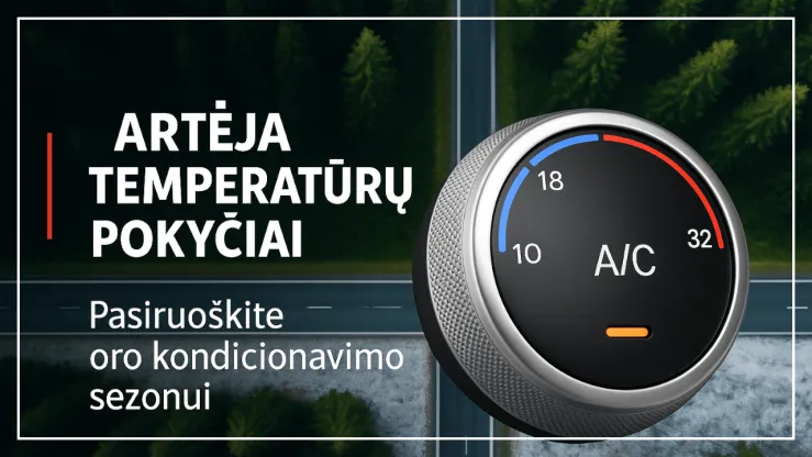 Pavasaris – geriausias metas atlikti kondicionieriaus patikrą Prasideda automobilių kondicionierių sezonas