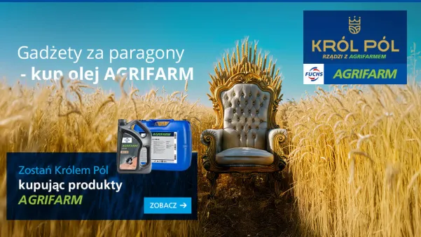 Odbierz nagrodę za zakup oleju AGRIFARM!