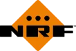 NIR logó - Modern dizájn A NIR logója narancssárga színben, három körrel és stilizált betűkkel.