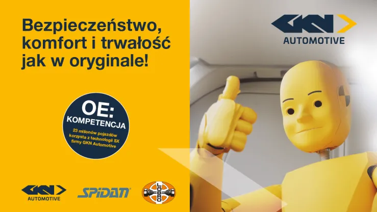 Bezpieczeństwo, komfort i trwałość – sprawdź produkty GKN Automotive
