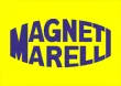 A Magneti Marelli logója sárga háttérrel, kék betűkkel.