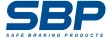 SBP logó, amely a Safe Braking Products márkát képviseli.