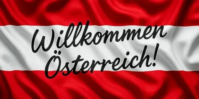 Welcome to Austria text