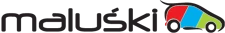 Logo przedstawiające kolorowy samochód z nazwą firmy obok.