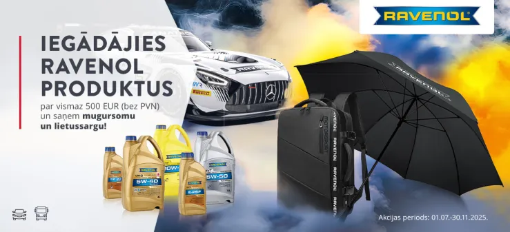 Ravenol produktu akcija