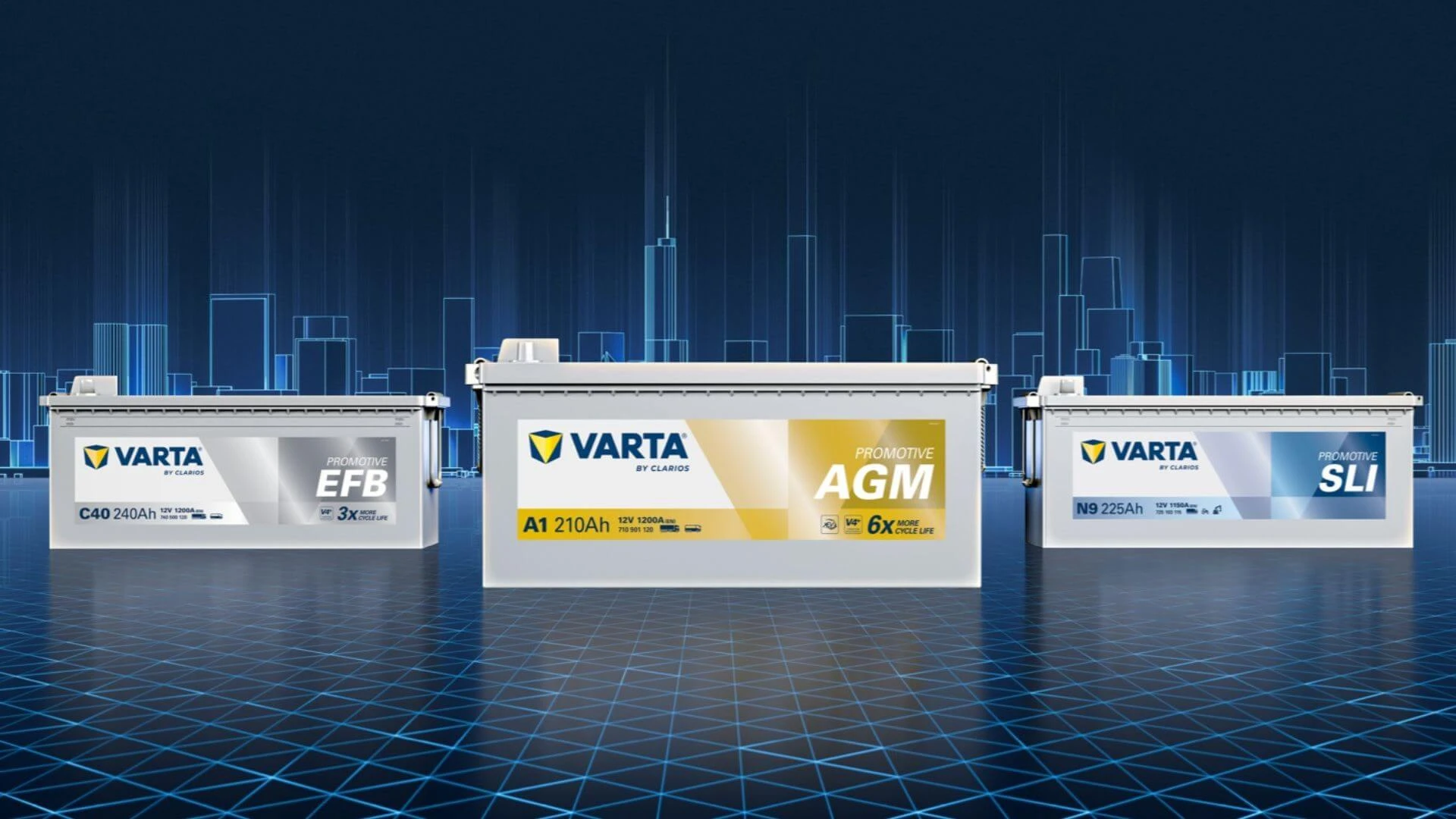 VARTA baterije: EFB, AGM i SLI modeli
