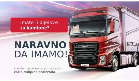 Dijelovi za kamione i gospodarska vozila? Naravno da imamo!