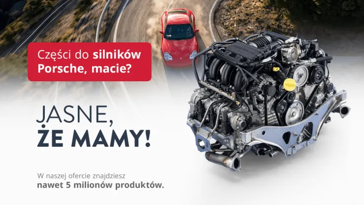 Części do silników aut marki Porsche w Inter Cars