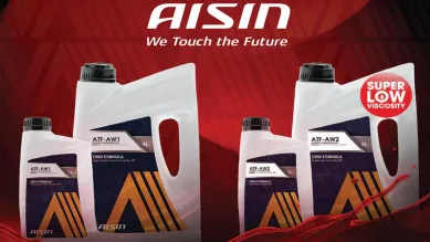 AISIN ATF-AW1 ir ATF-AW2 automobilių skysčiai su super žema klampumo savybe.