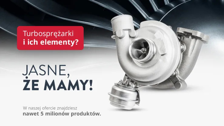 Turbosprężarki i ich części