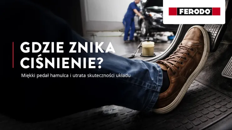 Problemy z ciśnieniem w układzie hamulcowym.